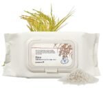 ⁦SKIN FOOD مناديل وماسحات ناعمة لتنظيف الوجه بخلاصة الارز من سكين فود⁩ - الصورة ⁦2⁩