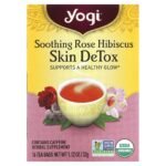 YOGI-SKIN DETOX شاي يوغي لإزالة السموم من البشرة – 16 كيس شاي – 1.12 أونصة / 32 غرامًا
