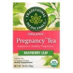 TRADITIONAL MEDICINALS- PREGNANCY TEA شاي الأعشاب لدعم الحمل الصحي 16 كيس من ماركة تراديشنال ميديسينالز