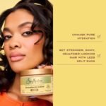 ⁦SHEA MOISTURE- 326g ماسك الشعر شيا مويستر بزيت الخروع⁩ - الصورة ⁦5⁩