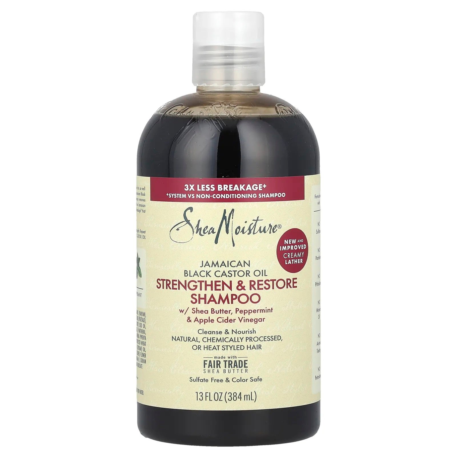 img_9317 SHEA MOISTURE- 384mL شامبو شيا مويستشر بزيت الخروع الأسود الجامايكي، لتقوية الشعر وتجديده - الصورة 1