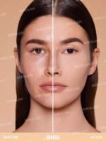 ⁦SHEGLAM - SHELL 11g بودرة أساس شيغلام سكين فوكس عالية التغطية⁩ - الصورة ⁦2⁩