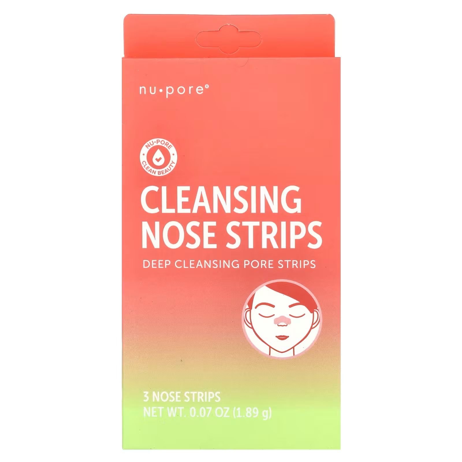 60c48ddc-cbb9-4fee-8d08-c983bbec9d50 NU PORE- شرائط تنظيف الأنف، 3 شرائط أنف، 0.07 أونصة (1.89 جم) - الصورة 1