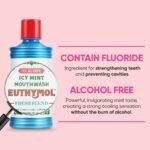 ⁦EUTHYMOL- غسول الفم يوثيمول بنكهة النعناع المثلج خالي من الكحول 500 مل⁩ - الصورة ⁦2⁩