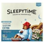 CELESTIAL SLEEPYTIME-شاي سيليستيال سبايسز ويلنس، إكسترا سليب تايم®، خالٍ من الكافيين، 40 كيس شاي، 71 غرام (2.5 أونصة)