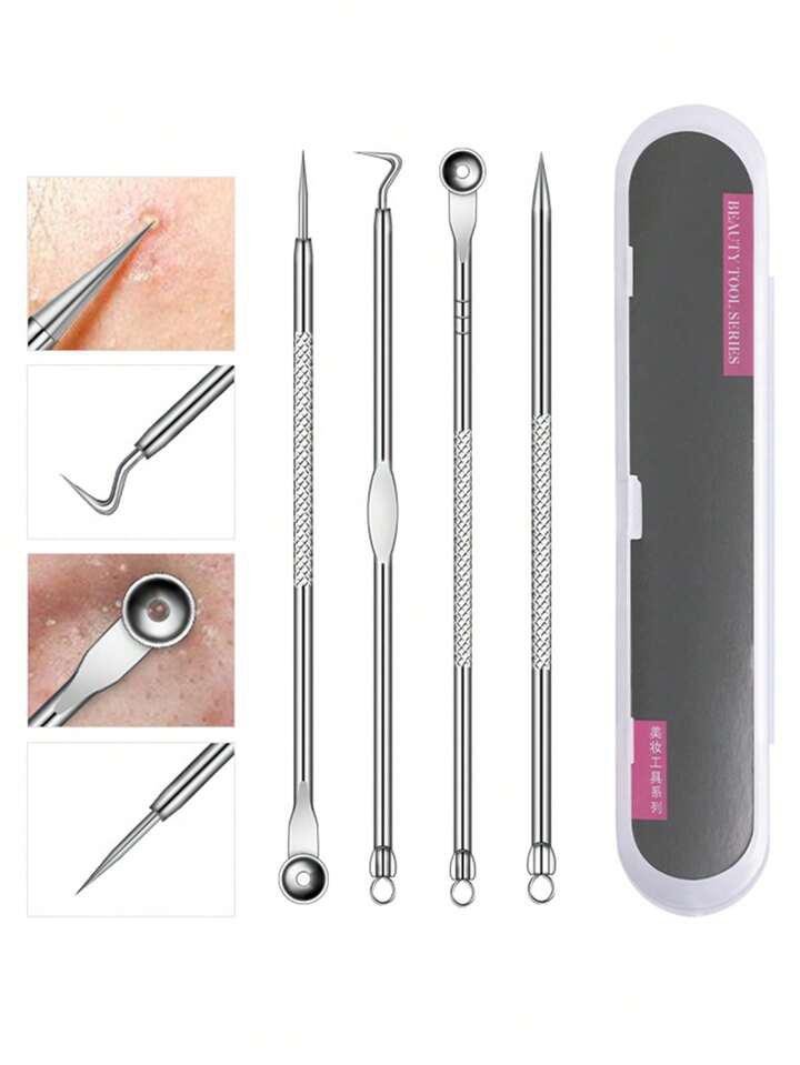 372805c2-94ae-4058-9d44-8ecf68f498ba BLACKHEAD TOOLS- أدوات إزالة الرؤوس السوداء 4 قطع - الصورة 1