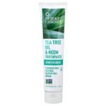 DESERT ESSENCE-TEA TREE OIL&NEEM WINTERGREEN معجون أسنان بزيت شجرة الشاي والنيم، وينترجرين، 6.25 أونصة (176 جم)