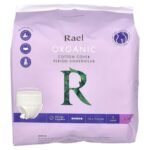 RAEL- L/XL ملابس داخلية فترة التغطية من القطن العضوي ، كبير / كبير جدًا ، 5 قطع