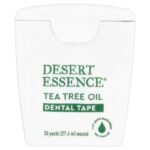 ⁦DESERT ESSENCE- جوهر الصحراء شريط تنظيف الأسنان بزيت شجرة الشاي، مشمع، ٣٠ ياردة (٢٧.٤ متر)⁩ - الصورة ⁦2⁩