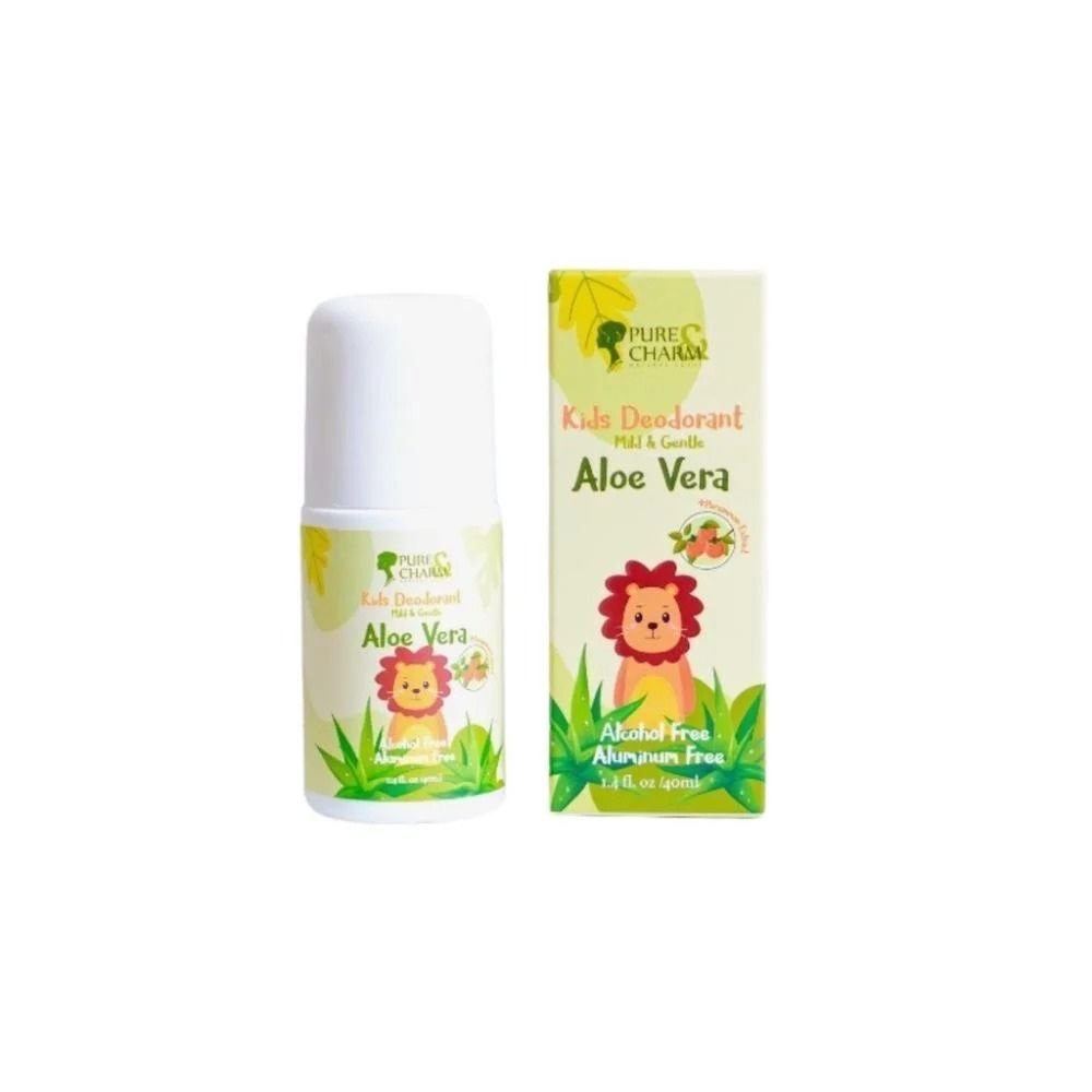 3dd921c2-dca7-48b4-8565-4eafb7cb6685 PURE CHARM -40mL مزيل عرق للأطفال الصبار - الصورة 1