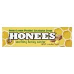 HONEES- عسل قطرات عسل ليمون ومنثول وأوكالبتوس، ٤٥ غرامًا (١٫٦ أونصة)