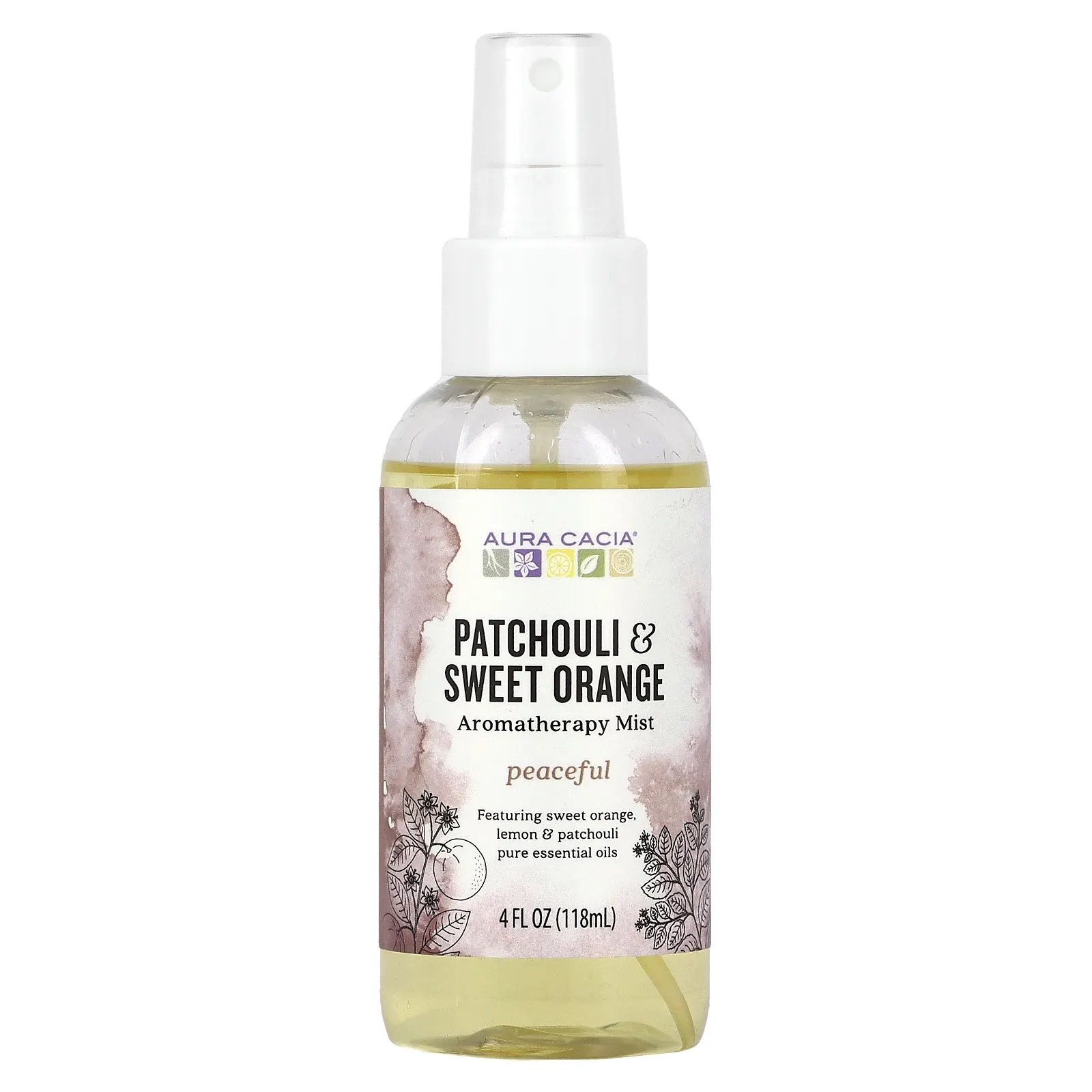 img_1660 AURA CACIA- أورا كاسيا رذاذ عطري، برائحة الباتشولي الهادئ والبرتقال الحلو، ١١٨ مل (٤ أونصة سائلة) - الصورة 1