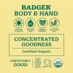 ⁦BADGER- بلسم بادجر للشفاء، كريم لليدين، كريم عضوي لليدين الجافة والمتشققة، مرطب يدوم طويلاً لليدين/علاج لليدين الجافة، عبوة 2 أونصة⁩ - الصورة ⁦3⁩