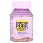 LEMME PURR-بور، بروبيوتيك لصحة المهبل، 60 كبسولة نباتية