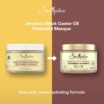 ⁦SHEA MOISTURE- 326g ماسك الشعر شيا مويستر بزيت الخروع⁩ - الصورة ⁦9⁩
