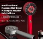 ⁦SCALP MASSAGE COMB- مدلك فروة الرأس قابل لإعادة الشحن عبر منفذ USB⁩ - الصورة ⁦4⁩