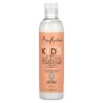 SHEA MOISTURE- شامبو وبلسم شيا مويستشر للأطفال 2 في 1 لتجعيد الشعر ولمعانه، بجوز الهند والكركديه، 237 مل (8 أونصة سائلة)