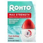 ⁦ROHTO-قطرات تبريد للعين، أقصى قوة، 0.4 أونصة سائلة (13 مل)⁩ - الصورة ⁦2⁩