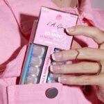 ⁦LA GIRL-أظافر صناعية لامعة للغاية، أطراف أظافر جل لامعة، GNT154 طرف فرنسي أنيق، طقم من 25 قطعة⁩ - الصورة ⁦4⁩