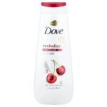 DOVE- غسول الجسم دوف المنعش، برائحة الكرز وحليب الشيا، 20 أونصة سائلة
