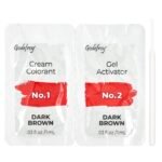 ⁦GODEFROY- DARK BROWN غودفرويINSTANT EYEBROW TINT، بني داكن، مجموعة مكونة من 3 قطع⁩ - الصورة ⁦3⁩