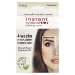 GODEFROY- MEDIUM BROWN صبغة الحواجب الفورية من جودفروي، بني متوسط، عبوة من 3 استخدامات