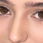 FRESHLADY-14.2 القطر GLIMMER BROWN عدسة