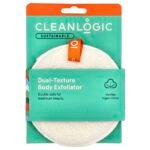 CLEANLOGIC- مقشر الجسم كلينلوجيك المستدام ذو الملمس المزدوج، عبوة واحدة