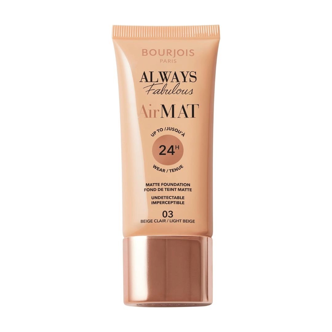 b8fe401f-cbfe-43ea-8324-962dd079f009 BOURJOIS- 03 LIGHT BEIGE بورجوا، كريم أساس إير مات 24 ساعة، 30 مل - الصورة 1
