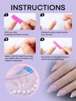 ⁦NAILS- 24PCS أظافر صناعية⁩ - الصورة ⁦4⁩