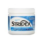 STRIDEX-  ستريدكس، حمض الساليسيليك 1%، دواء لعلاج حب الشباب، إسينشال مع فيتامينات، 55 قطعة من ضمادات القطن الناعمة