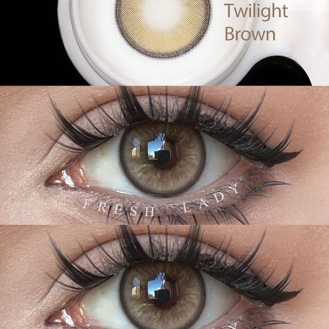 Screenshot FRESHLADY- 14.0 القطر TWILIGHT BROWN عدسة - الصورة 1