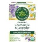 TRADITIONAL MEDICINALS- شاي طبي تقليدي، بابونج وخزامى عضوي، لتخفيف التوتر، 32 كيس شاي