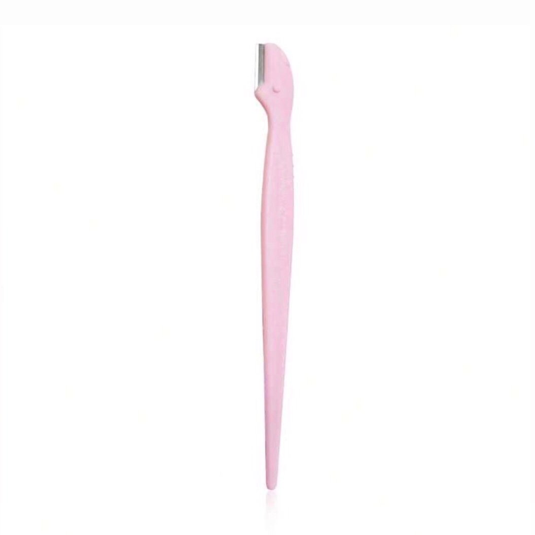 3b03b34f-cd38-4f46-8869-851017550c03 PINK FACE&EYEBROW RAZOR- ماكينة حلاقة الوجه والحواجب بمقبض طويل وشفرة أمان - الصورة 1