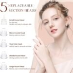⁦BLACKHEAD REMOVER- جهاز شفط لإزالة الرؤوس السوداء وتنظيف المسام، أداة كهربائية لعلاج حب الشباب، قابلة لإعادة الشحن عبر منفذ USB⁩ - الصورة ⁦4⁩