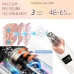 ⁦BLACKHEAD REMOVER- جهاز شفط لإزالة الرؤوس السوداء وتنظيف المسام، أداة كهربائية لعلاج حب الشباب، قابلة لإعادة الشحن عبر منفذ USB⁩ - الصورة ⁦3⁩