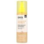 ONYX- بخاخ مرطب للجسم من أونيكس بروفيشنال، برائحة خشب الصندل والفانيليا الدافئة، 200 مل (6.5 أونصة سائلة)