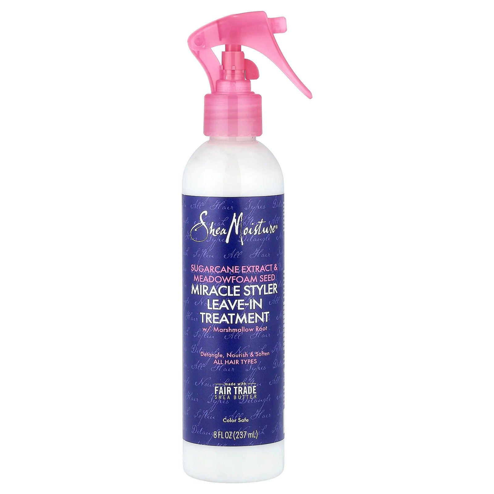 img_1376 SHEA MOISTURE- شيا مويستشر ميراكل ستايلر، علاج يُترك على الشعر، مستخلص قصب السكر وبذور زهرة المروج، 8 أونصة سائلة (237 مل) - الصورة 1