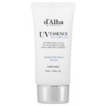 D’ALBA-واقي شمس UV Essence Waterfull+، بعامل حماية SPF 50+، سعة 1.69 أونصة سائلة (50 مل)