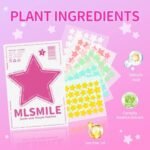 ⁦MLSMILE- ملسمايل – لصقات حبوب الوجه بشكل نجمة مبتسمة، 5 ألوان⁩ - الصورة ⁦6⁩