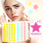 ⁦MLSMILE- ملسمايل – لصقات حبوب الوجه بشكل نجمة مبتسمة، 5 ألوان⁩ - الصورة ⁦5⁩