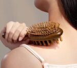 ⁦SIMBLER- فرشاة شعر خشبية مزدوجة الجوانب مع مدلك لفروة الرأس⁩ - الصورة ⁦15⁩