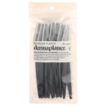 KITSCH DERMAPLANER-أداة تقشير الجلد المصنوعة من البلاستيك المعاد تدويره، لون أسود(12pcs)