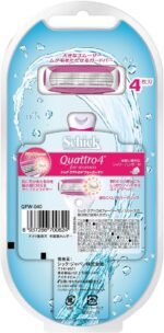 ⁦INTUITION-شفرة حلاقة شيك كواترو (Schick Quattro) النسائية ذات الأربع شفرات⁩ - الصورة ⁦3⁩