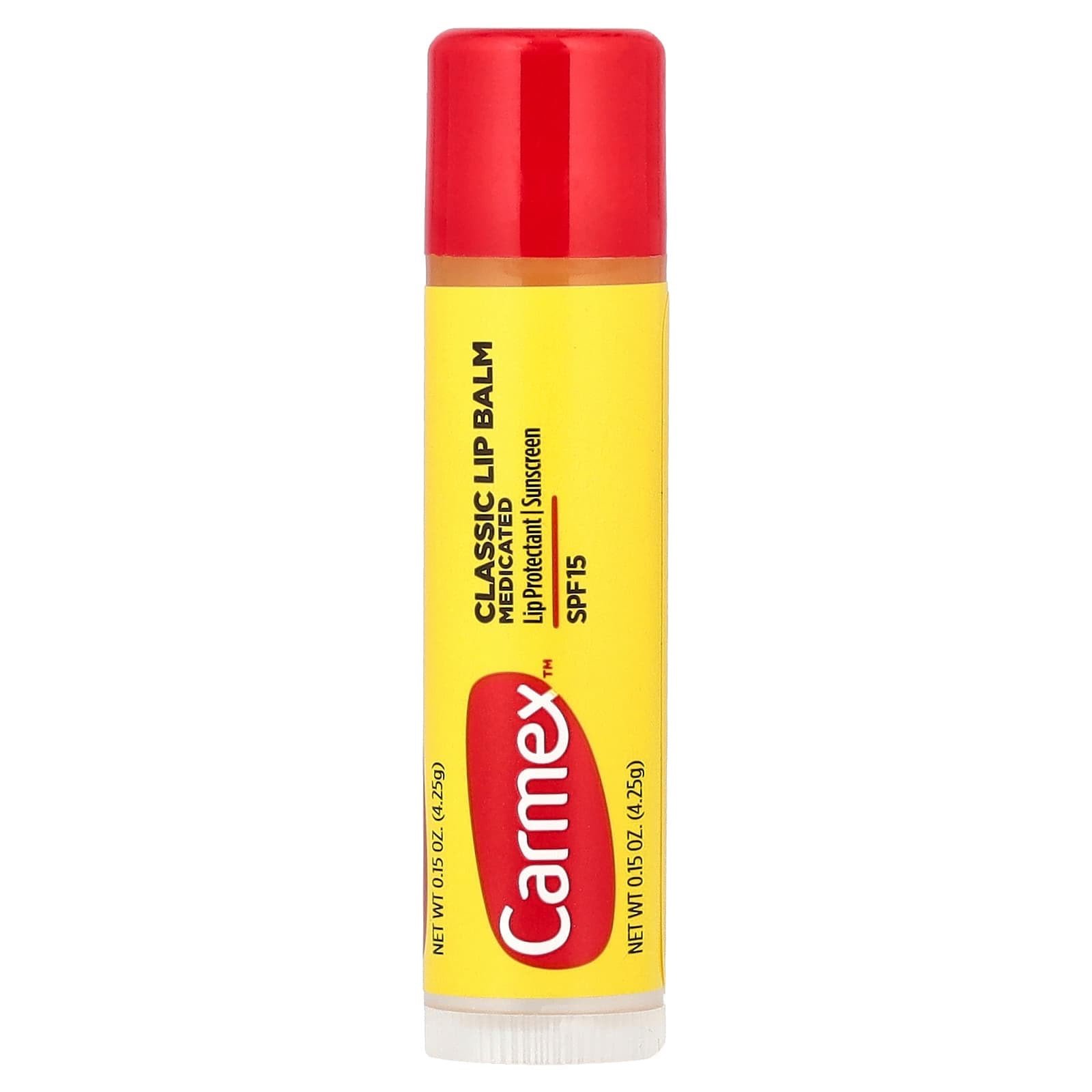 fd65c487-fee2-4019-8f4e-5eee5df2b382 CARMEX-مرطب شفاه كلاسيكي، علاجي، بعامل حماية من الشمس (SPF) 15، 0.15 أونصة (4.25 جم) - الصورة 1