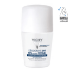 VICHY-مزيل عرق للبشرة الحساسة يدوم 24 ساعة، بتركيبة جافة الملمس، سعة 50 مل