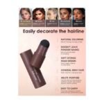⁦LAKERAIN- DARK BROWN #4 بودرة لاكيرين لتغطية جذور الشعر وخط الشعر، مقاومة للماء، مع إسفنجة للتطبيق، درجة #4 بني داكن، 1.8 جم⁩ - الصورة ⁦3⁩