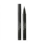 MQNY- 01 DEEP BLACK قلم تحديد العيون المقاوم للماء من ماكوين، بفرشاة رفيعة