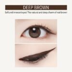 ⁦MQNY- 02 DEEP BROWN قلم تحديد العيون المقاوم للماء من ماكوين، بفرشاة رفيعة⁩ - الصورة ⁦2⁩