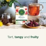 ⁦TRADITIONAL MEDICINALS- تقليدي ميديسينالز شاي الكركديه العضوي الخالي من الكافيين 16 كيس شاي مغلف 0.99 أونصة 28 غرام⁩ - الصورة ⁦5⁩